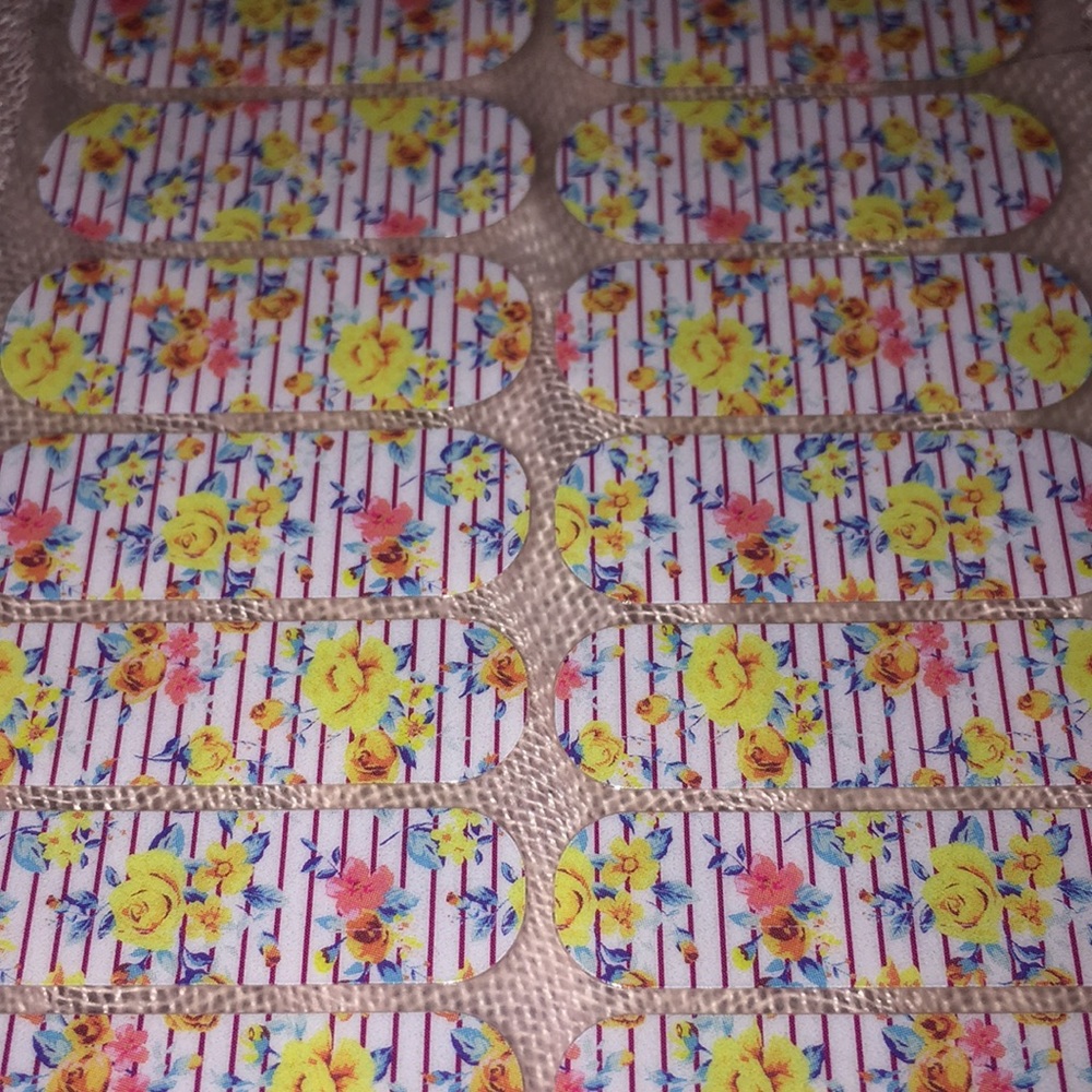 Jamberry Flirty Flair nail wraps NWOT